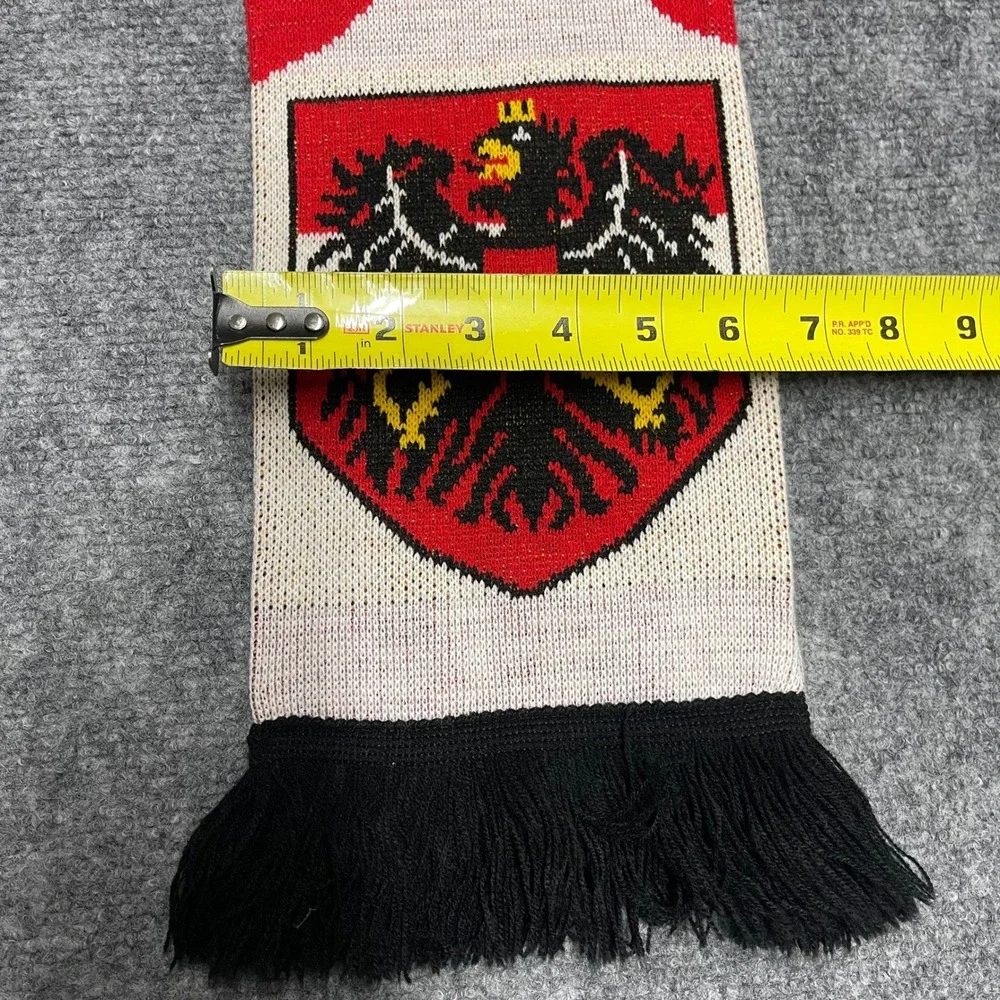 Austria National Team Soccer Scarf Red White Puma Österreich Fussball Knit